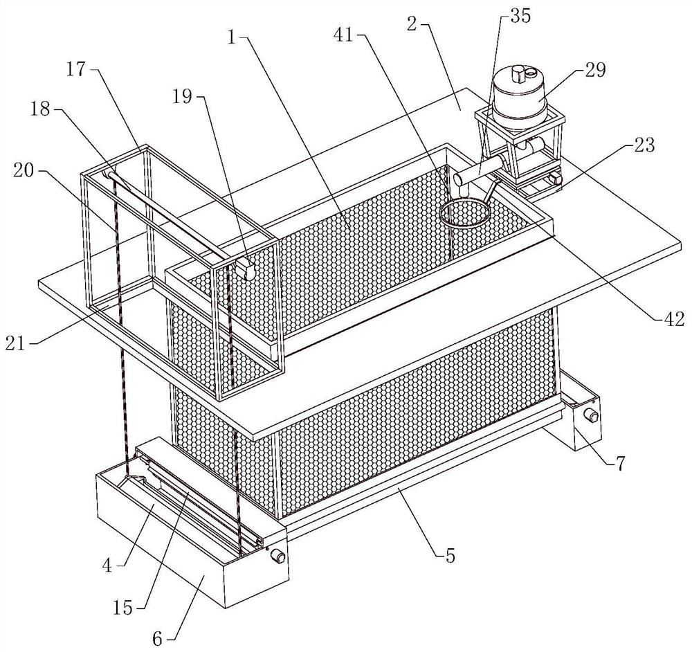 Feeding and excrement collection system for fish cage culture