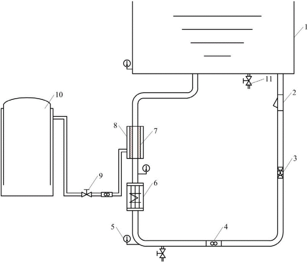 Open passive heat extraction system suitable for long-term operation condition