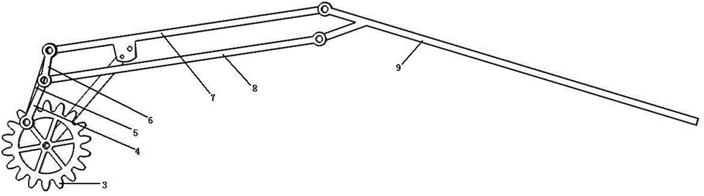 Small flapping wing type ducted aircraft