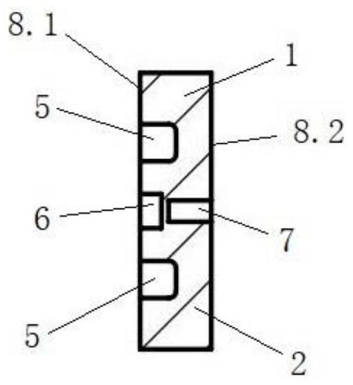 Capacitive coupling device and filter