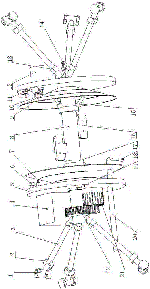 Pipeline cleaning method and adopted remote control rotary cleaning type pipeline cleaning robot