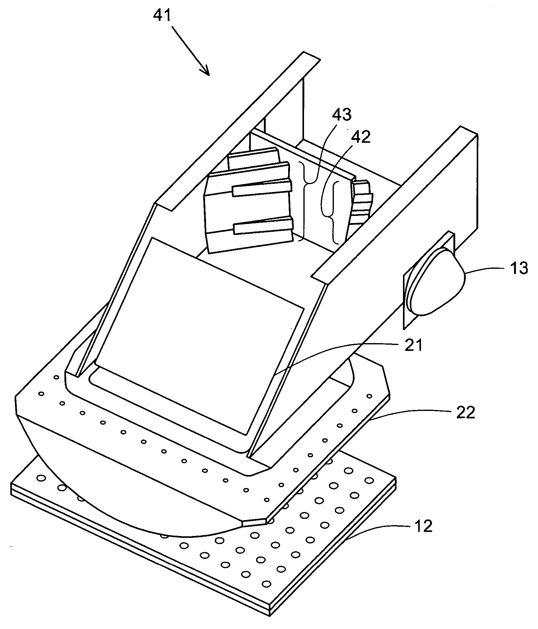 Incident light redistribution to compensate for radial gradient in detector