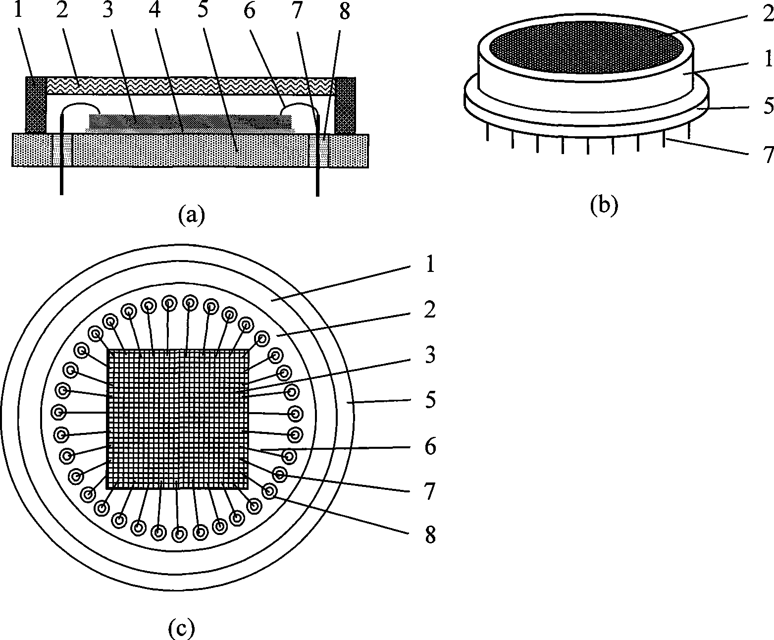 Uncooled array type infrared image sensor