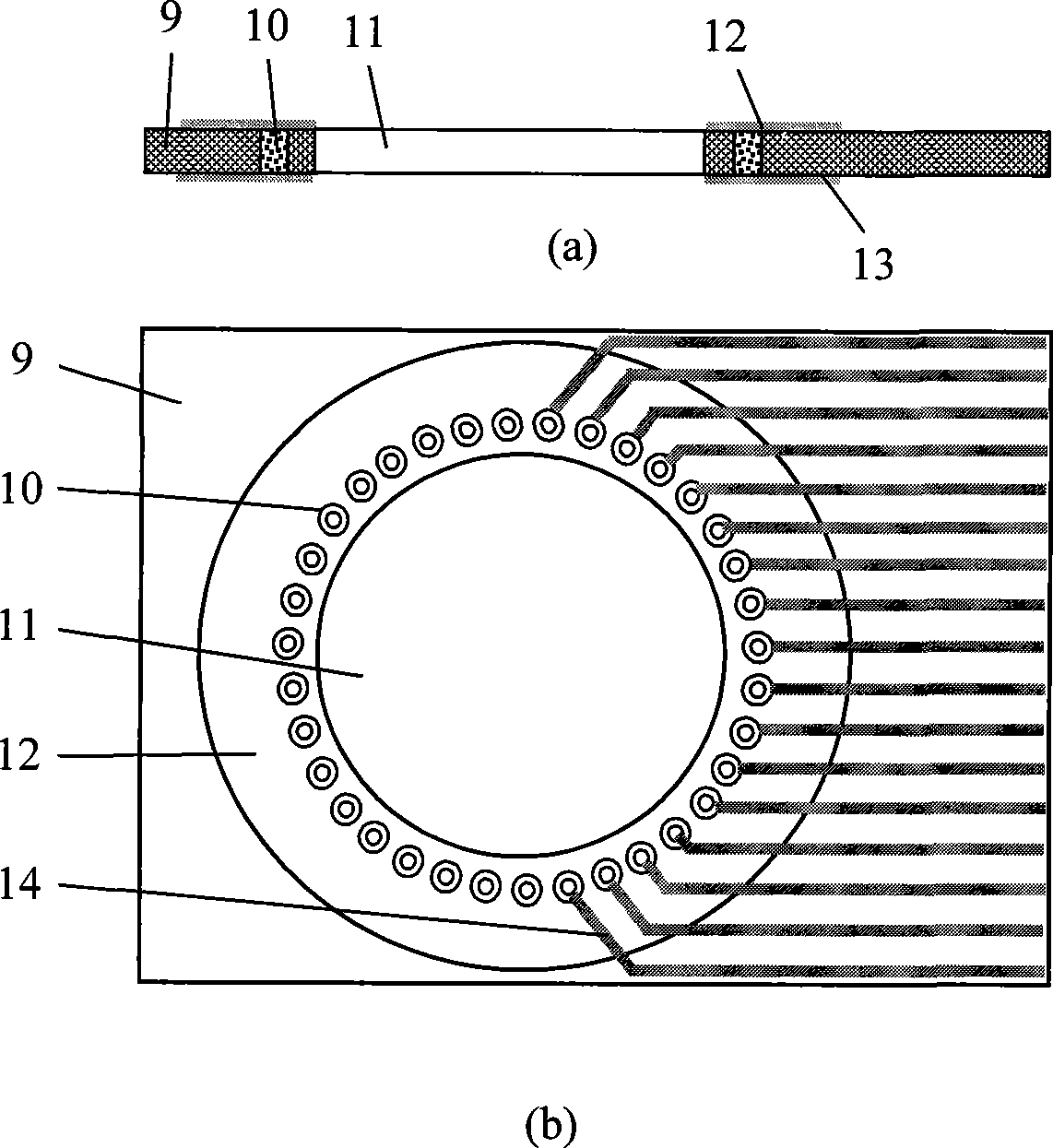 Uncooled array type infrared image sensor