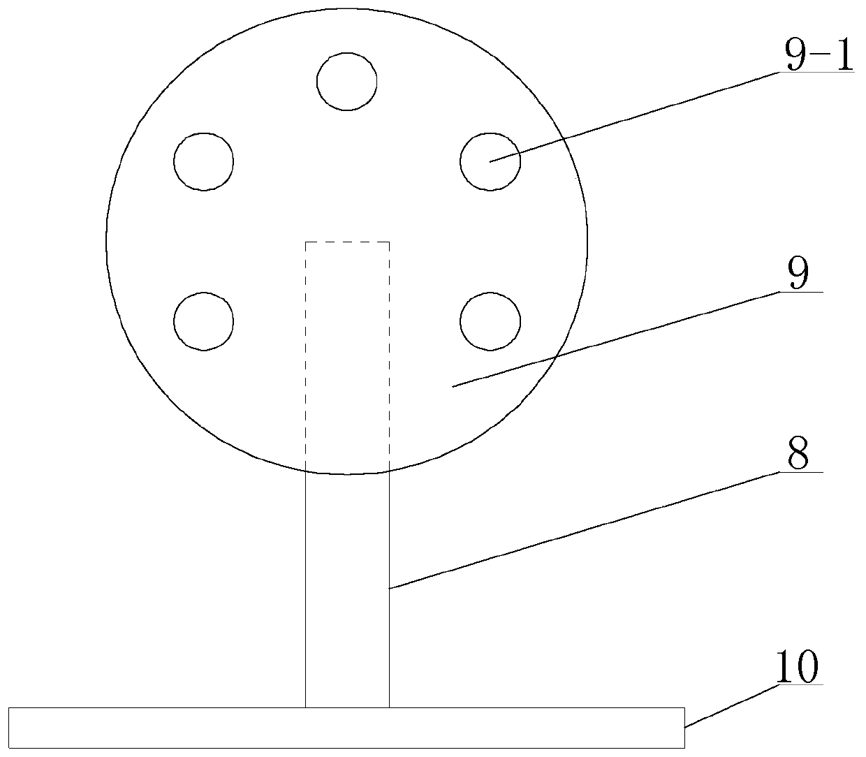 Height and span-adjustable support chassis for gas turbine