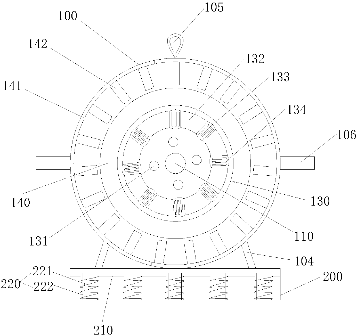 Bus motor assembly