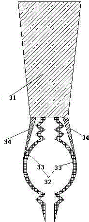 Bus plugging box with very high stability