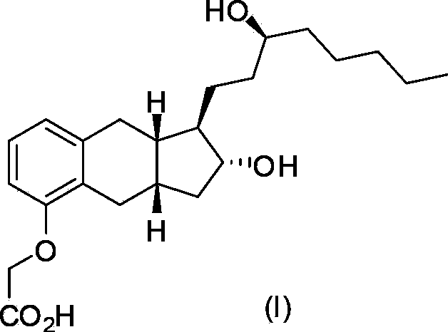 Intermediates for synthesizing treprostinil and preparation method thereof as well as the preparation method of treprostinil thereby