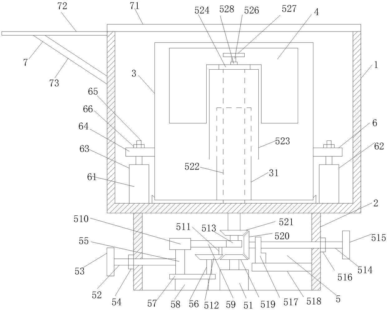 Centrifugal equipment for dacromet treatment