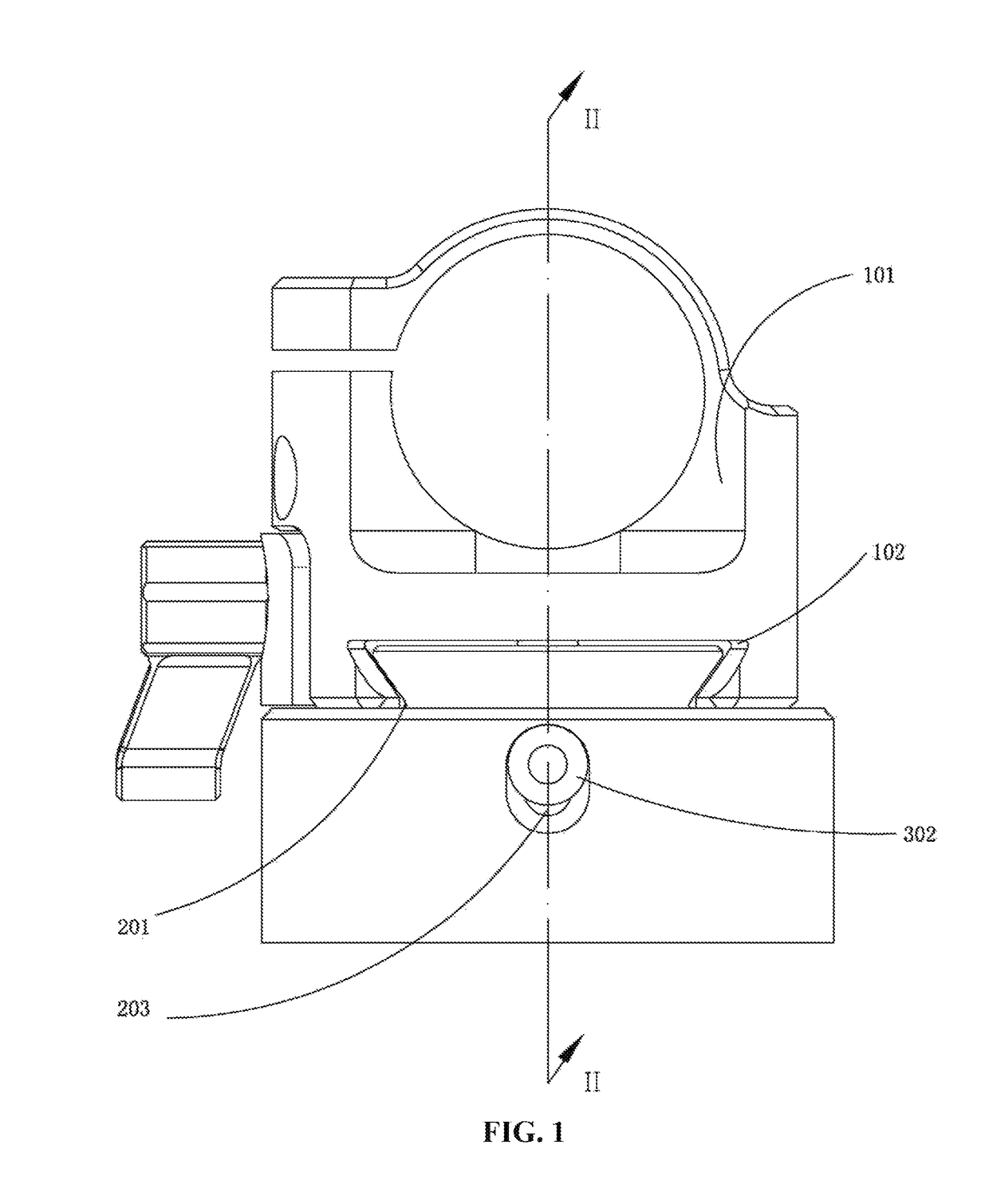 Connecting device and a gimbal apparatus