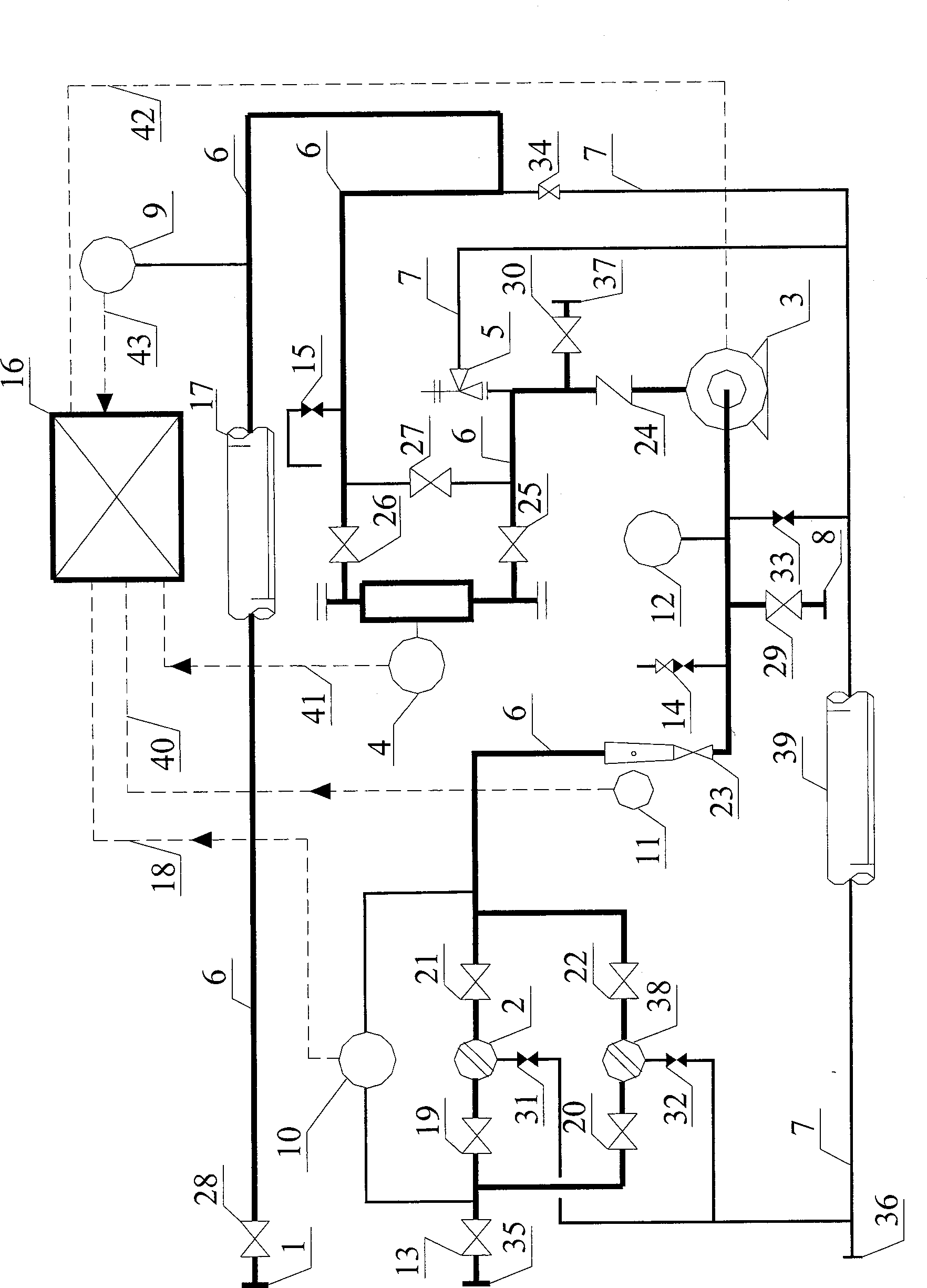 Online density measurement method and device of petroleum transmission pipeline