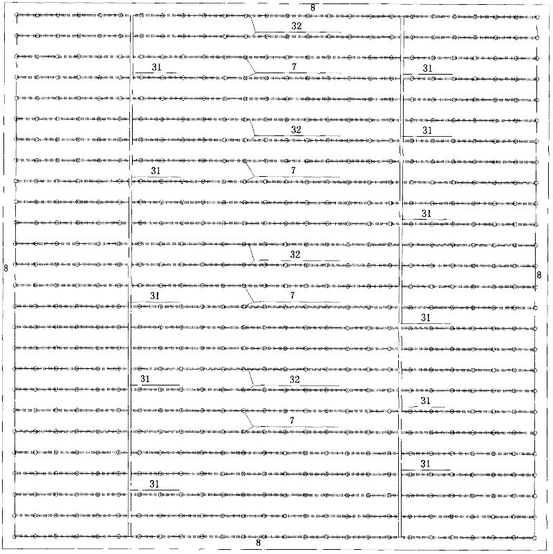 Method for solidifying and processing soft soil foundation by draining water from plant cushion layer in vacuum