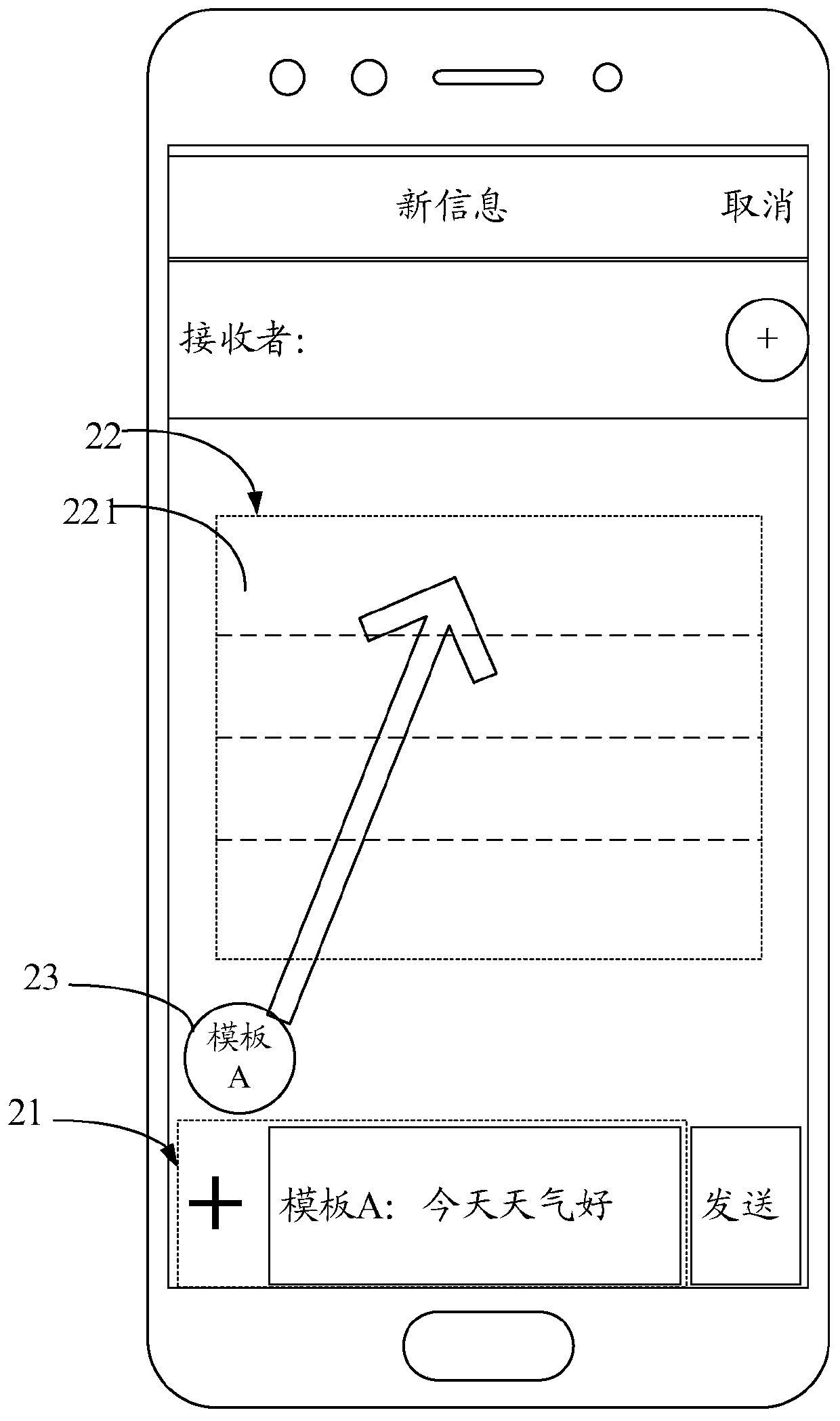 Message sending method and terminal