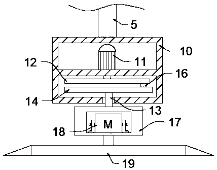 Peripheral transmission aspiration sludge scraper for sewage treatment