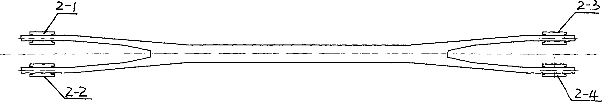 Glass fiber impregnating resin wound-type composite insulator core and preparing method