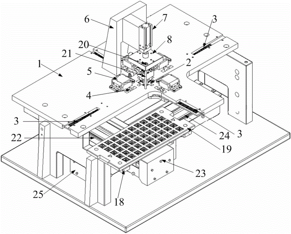 Voice Coil Motor (VCM) magnetic sheet assembly device