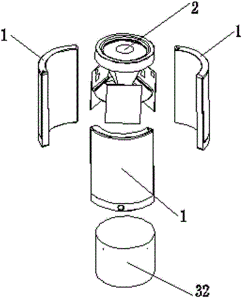 Cylindrical mobile phone