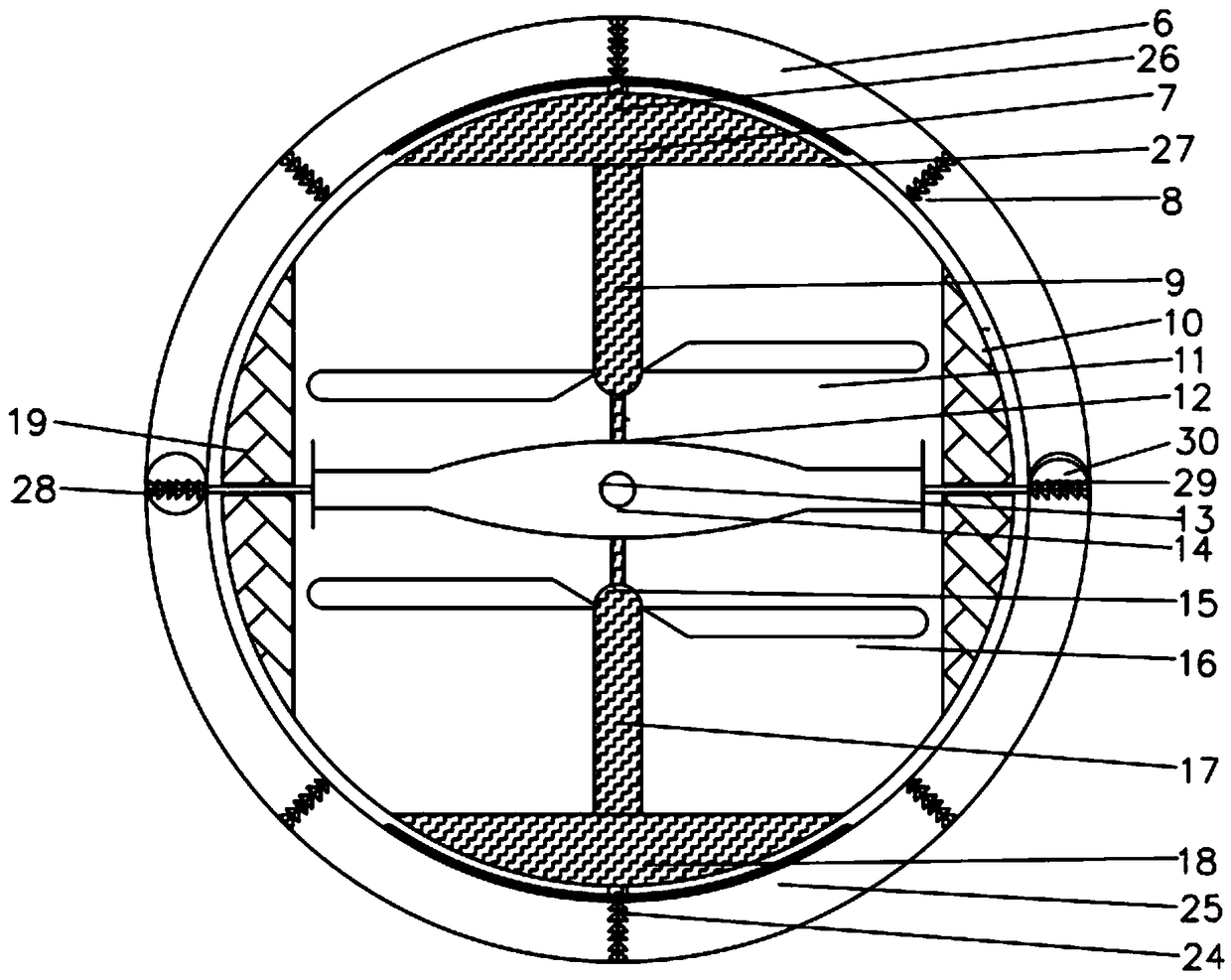 Spherical water, land and air amphibious intelligent reconnaissance robot