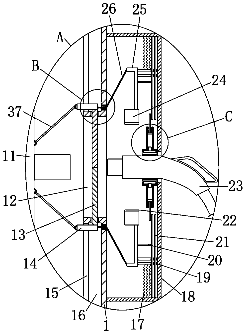 Charging device for new energy vehicle