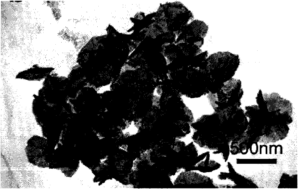 Preparation method of SnS2 nanoplate anode material of a lithium-ion battery