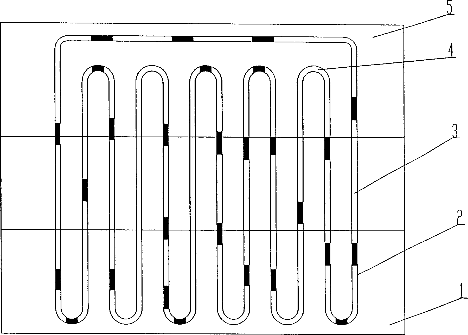 Air preheater of oscillatory flow type heat pipe, and energy saving drying technique of using the preheater