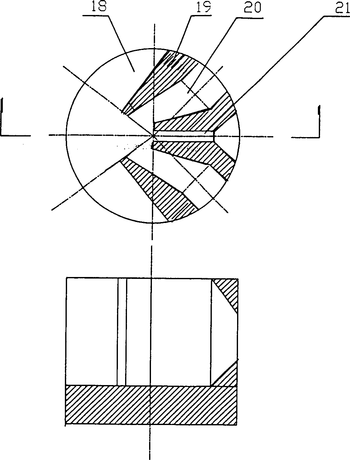 Multi-tube jetting oscillating refrigerator and its refrigeration method