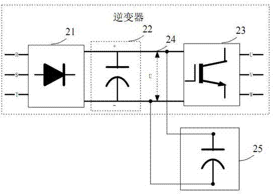 Injection molding machine having energy-saving device and inverter