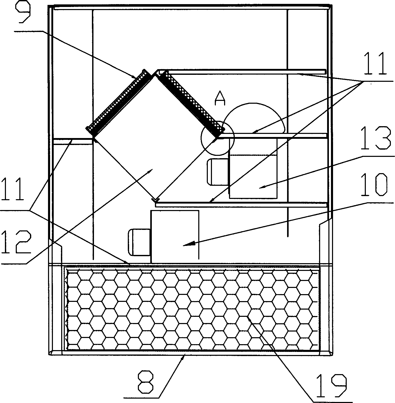 Household high-efficiency energy-saving health type fresh air ventilator