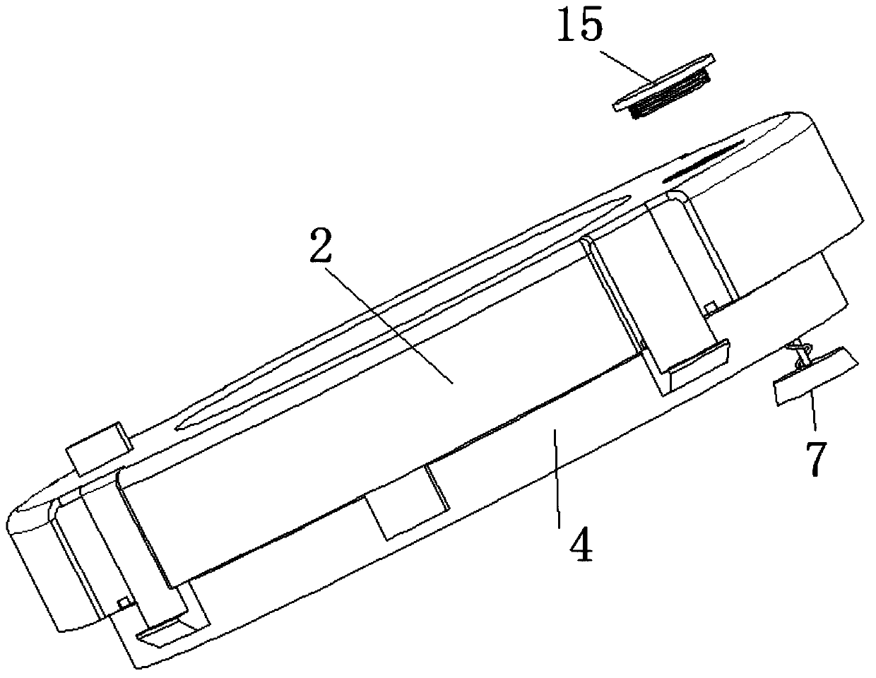 Toner feeding barrel with toner feeding holes and toner feeding box