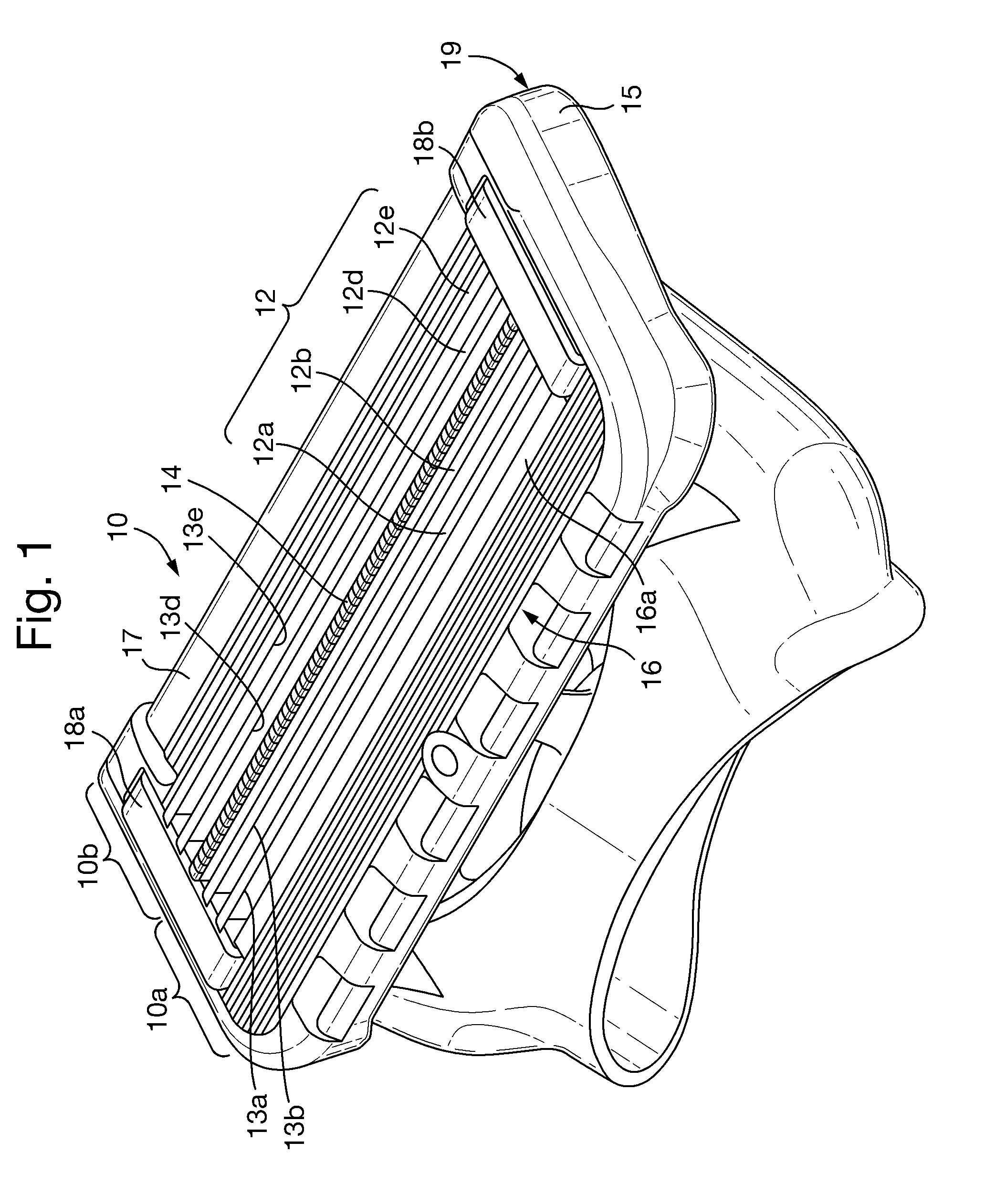 Razor cartridge with skin contact element