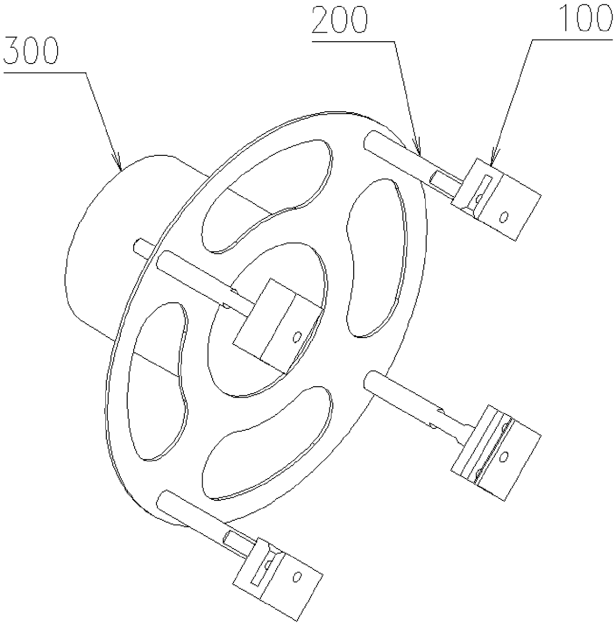 Cold air connecting-in device