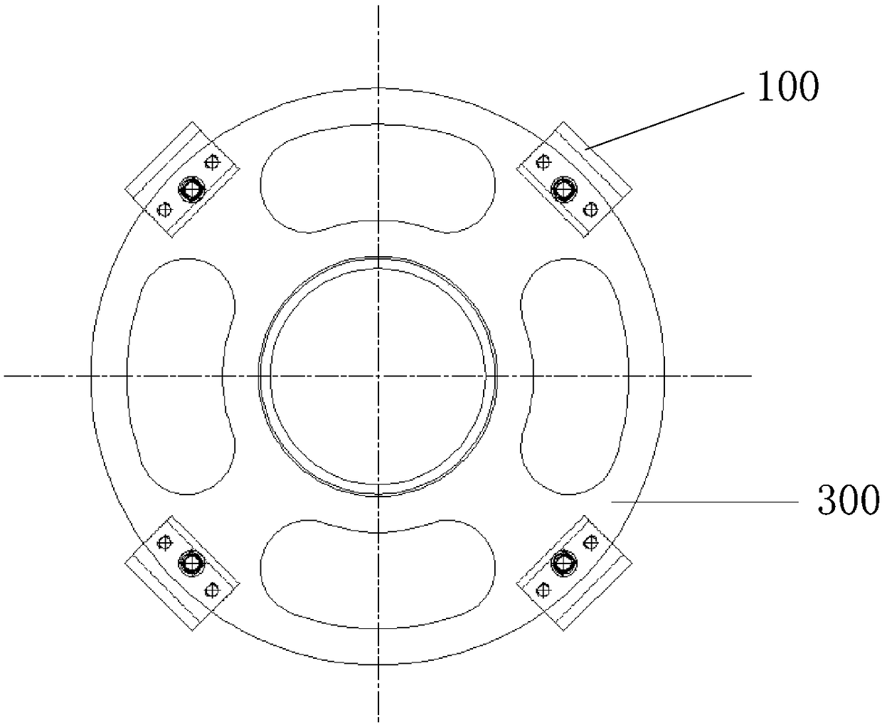 Cold air connecting-in device