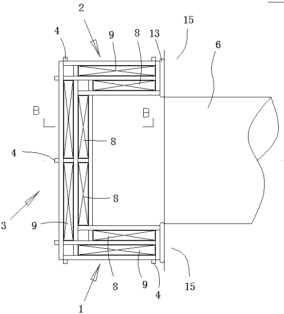 Lifting type rain sewage tail-end ecological treatment device