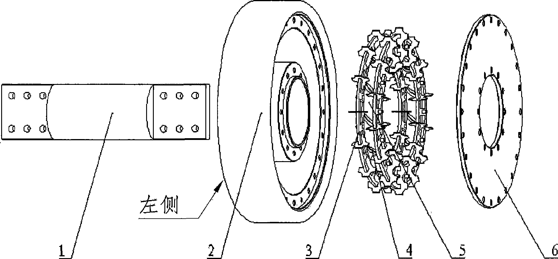 Low birefringent optical fiber winding and fixing device for optical fibre current sensor