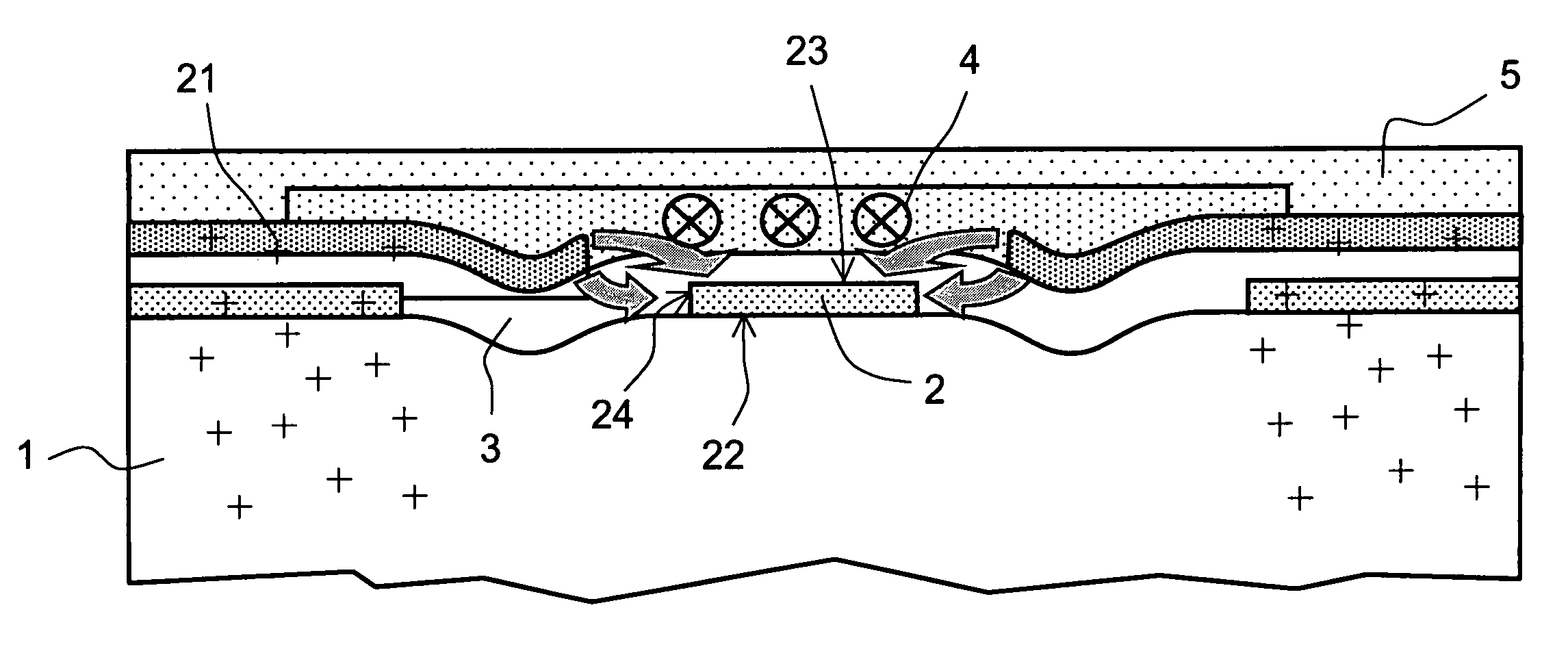 Optical device with integrated semi-conductor laser source and integrated optical isolator