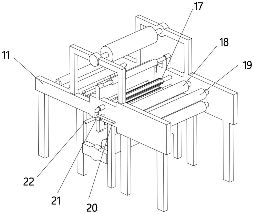 Heat discoloration composite material and preparation method thereof