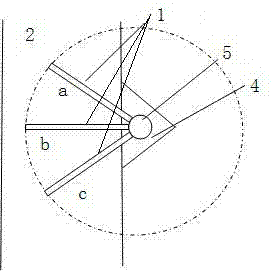 Fixed type flying ash sampling device of coal-fired boiler and method