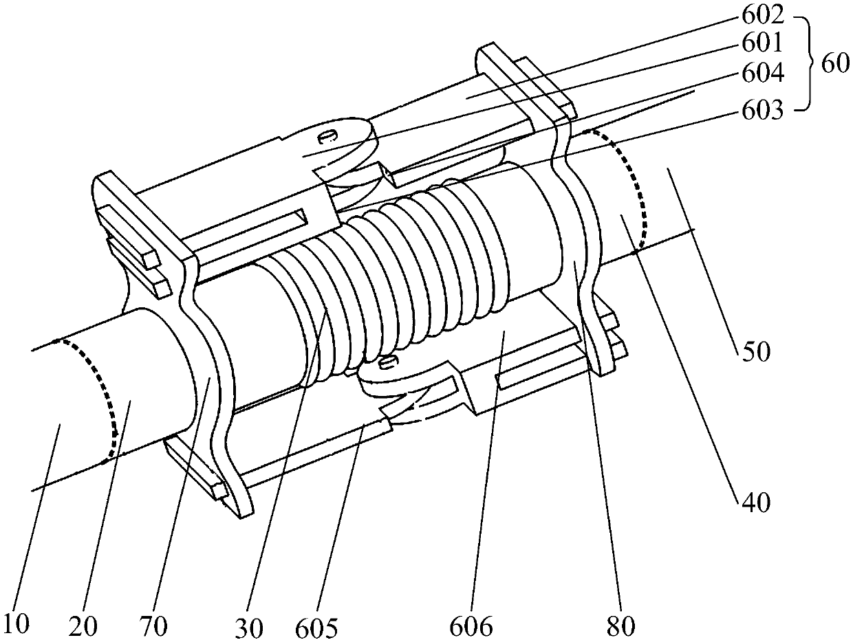 Pipeline joint, conveying pipeline and conveying system