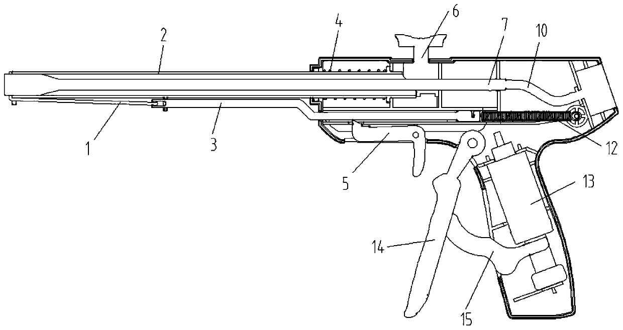 Negative pressure type automatic tightening loop ligature device