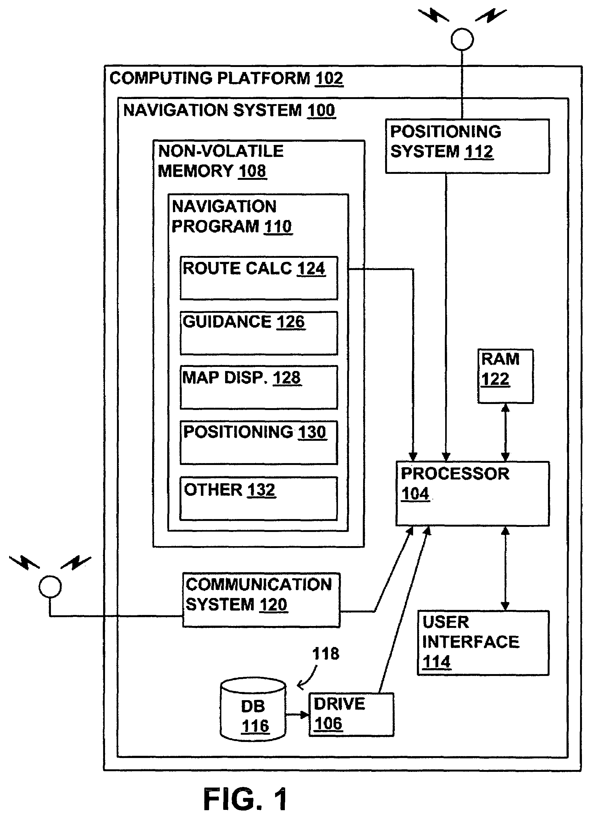 Method of operating a navigation system using images