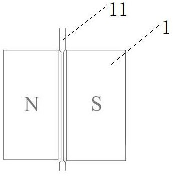 A device and method for industrially implementing magnetized copper electrolysis