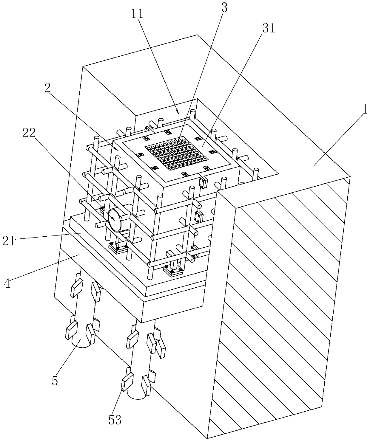 Prefabricated gutter inlet and construction method thereof