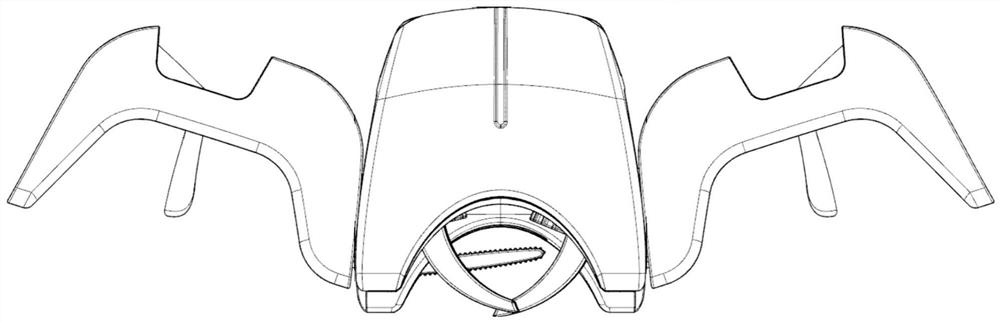 Novel lumbering device driven by unmanned aerial vehicle