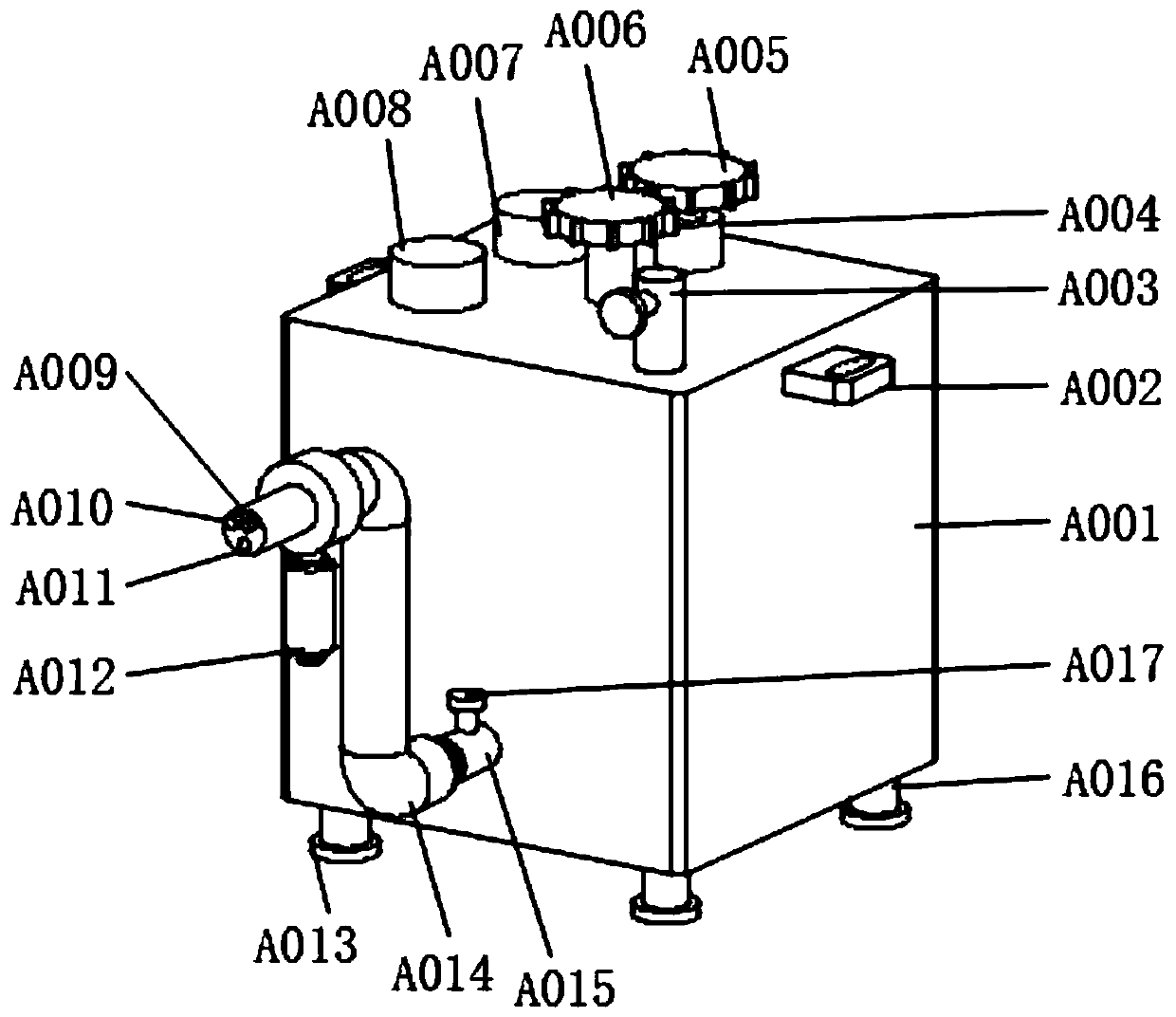 Gynecological nursing dosing device capable of preventing medicines from flowing backwards