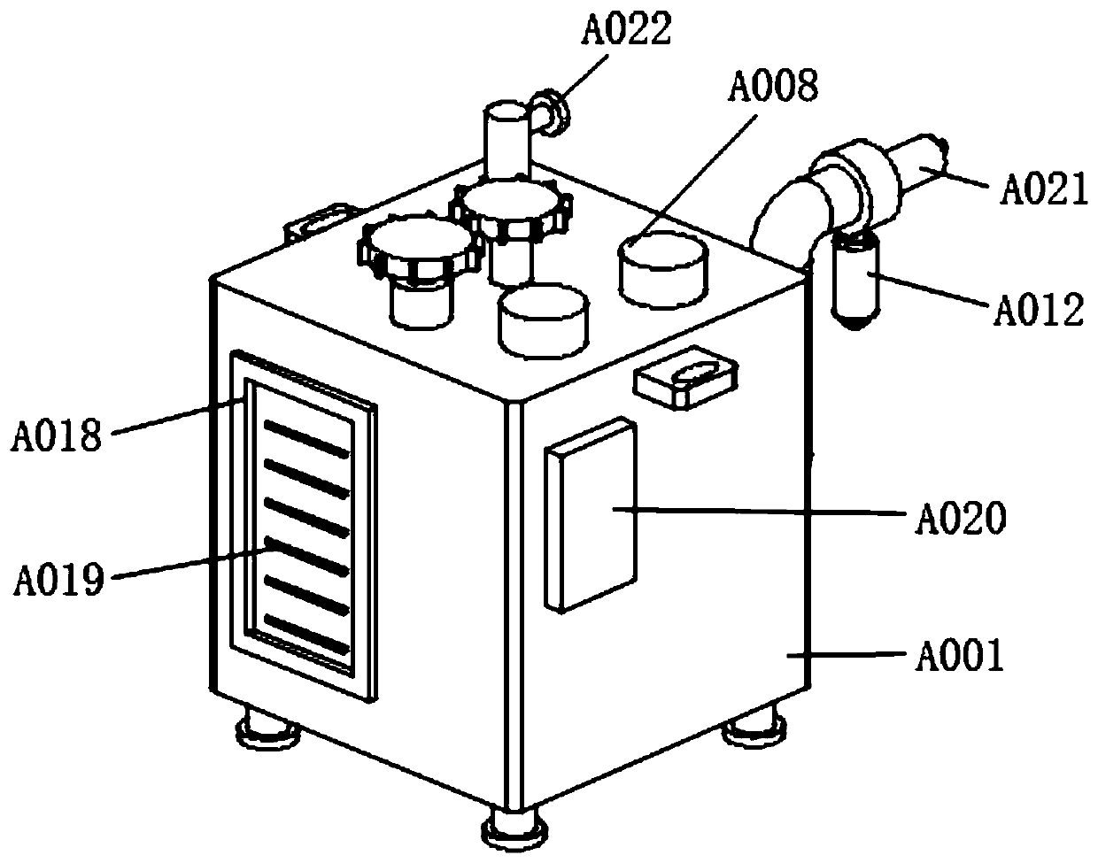 Gynecological nursing dosing device capable of preventing medicines from flowing backwards