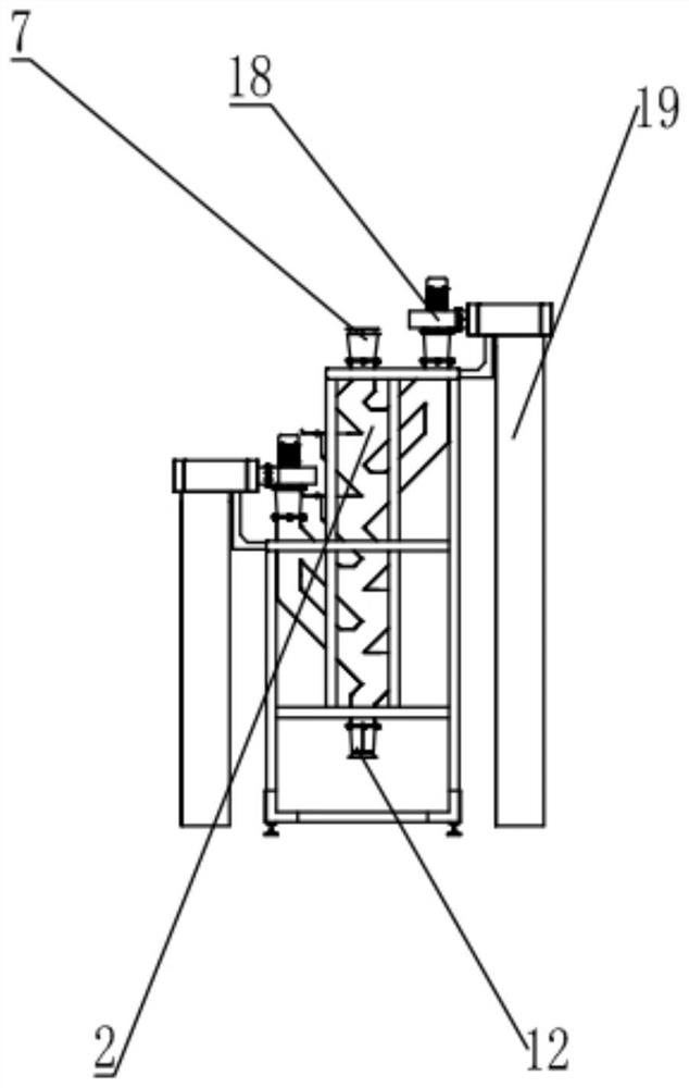 Water-free cleaning method and device for waste plastics