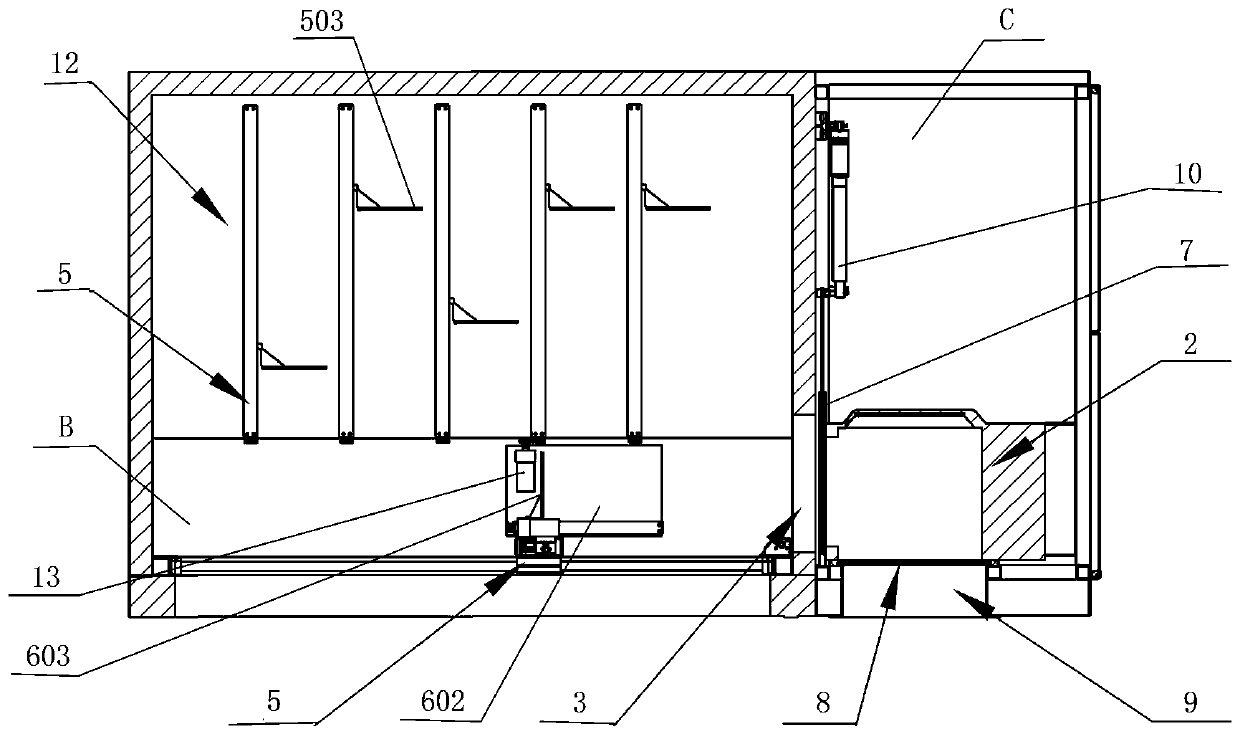 Novel automatic heating vending machine for refrigerated box lunch