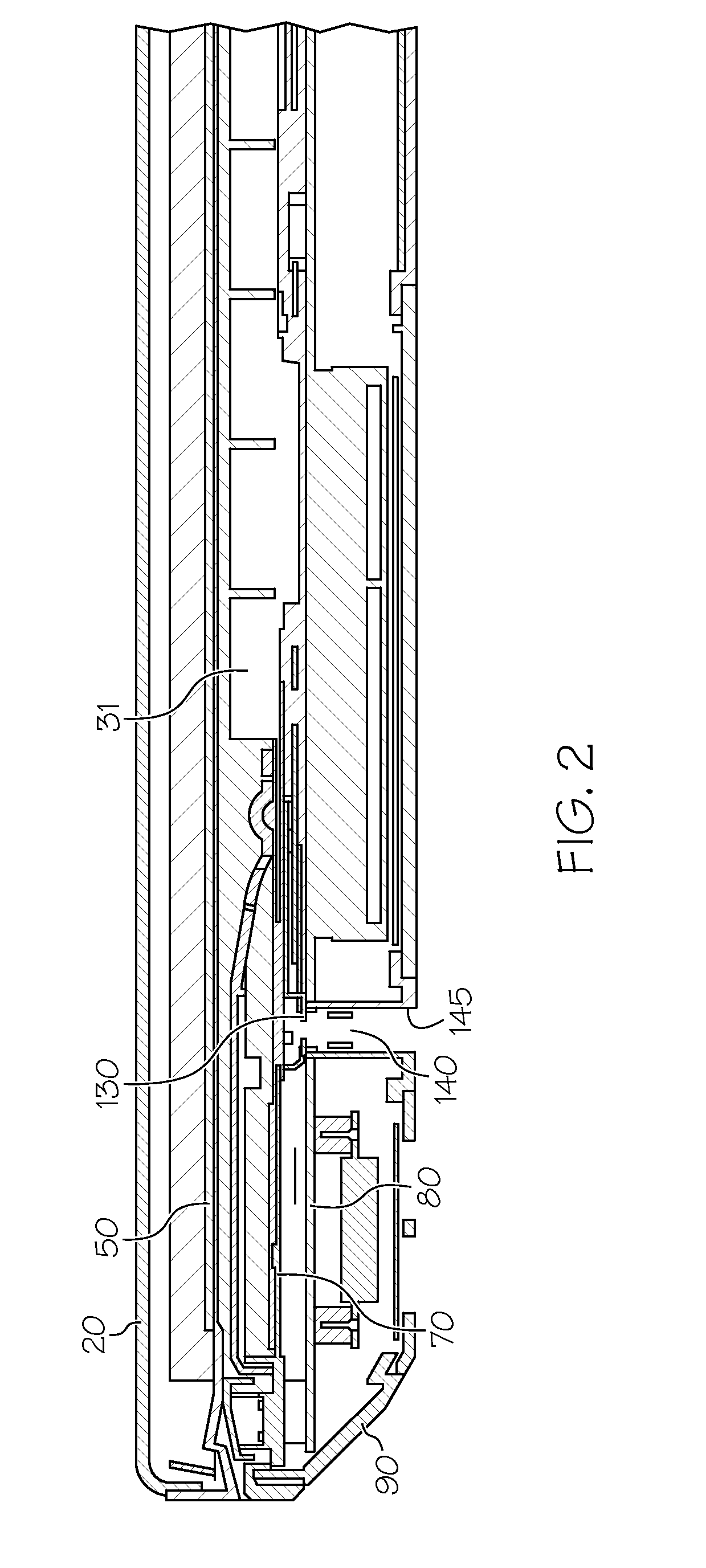 Groove slit water channel