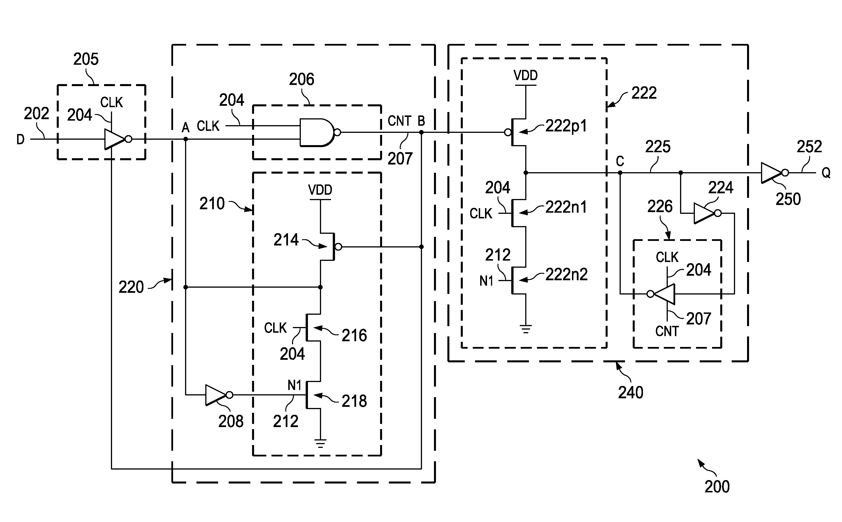 Flip-flops with low clock power