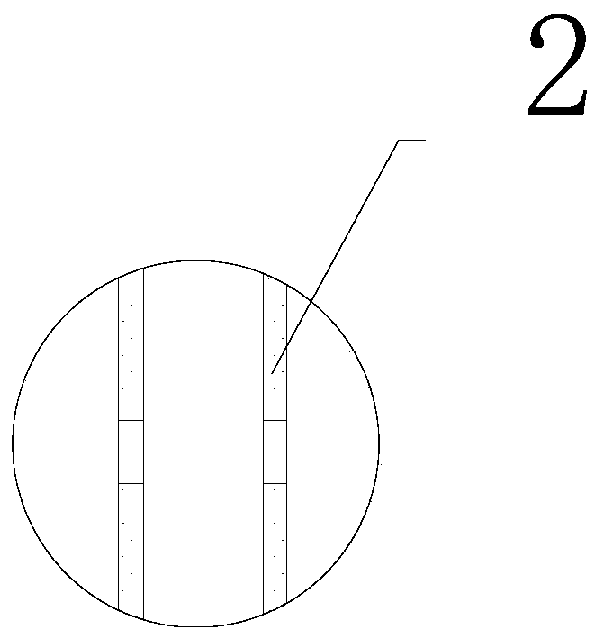 High-temperature flue gas treatment device